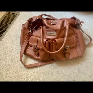 Lily Jade Leather Diaper Bag
